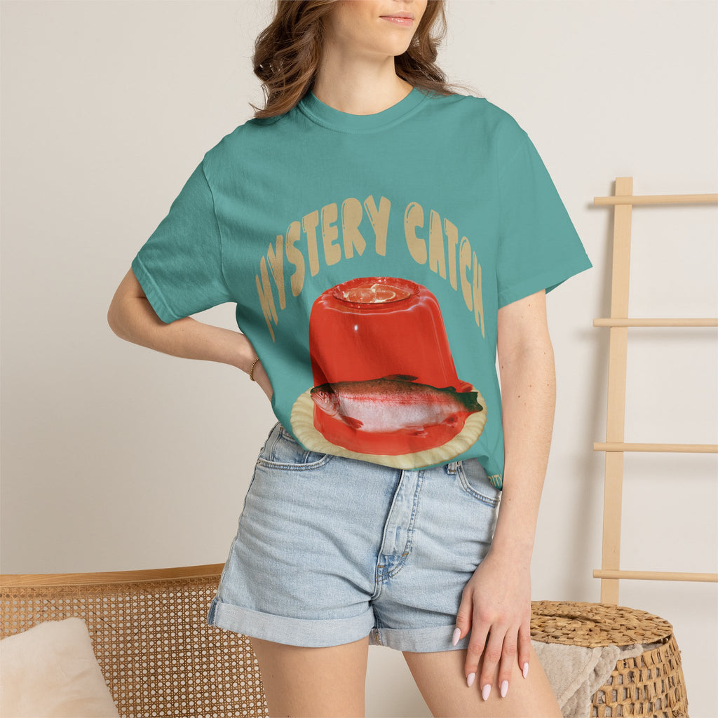Mystery Catch T-Shirt — Retro Fish Jell-O Graphic Tee