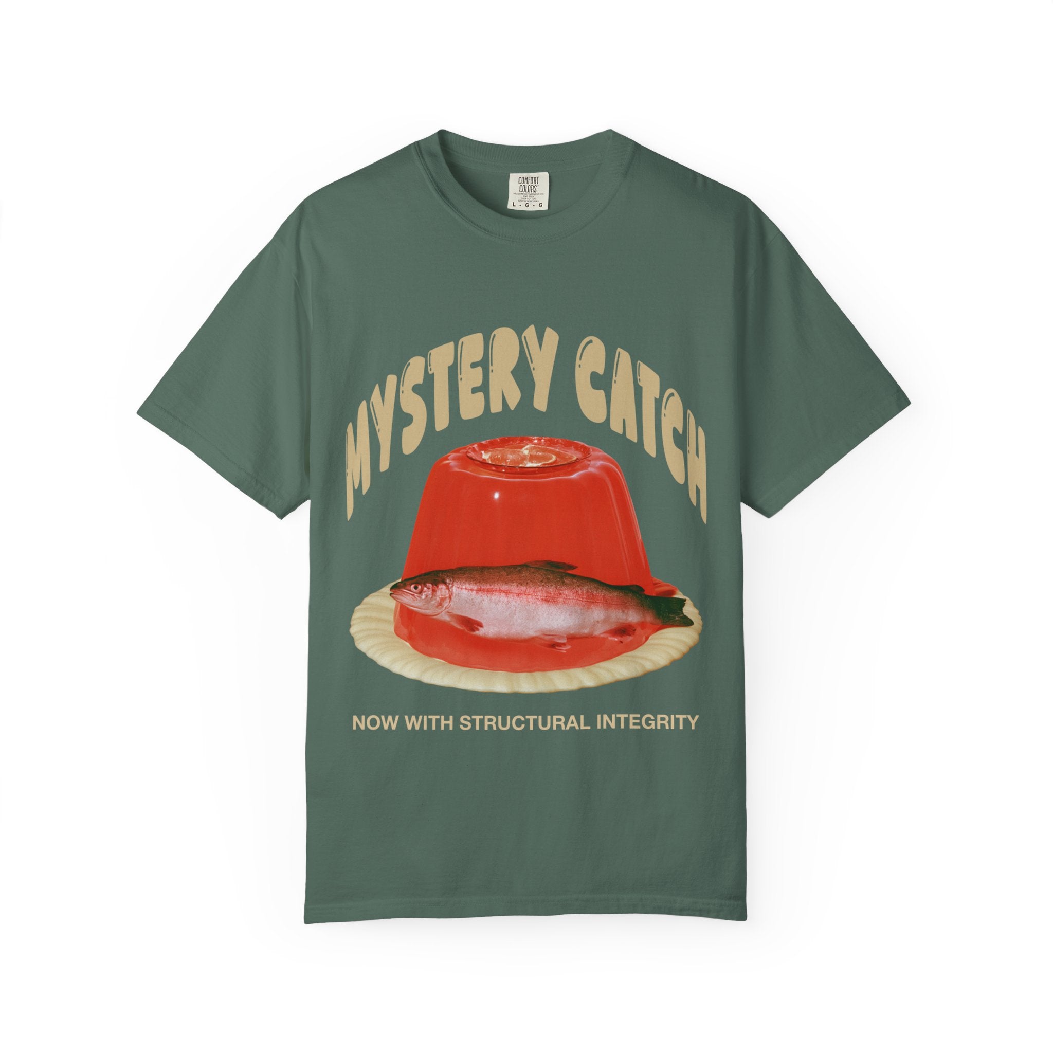 Mystery Catch T-Shirt — Retro Fish Jell-O Graphic Tee