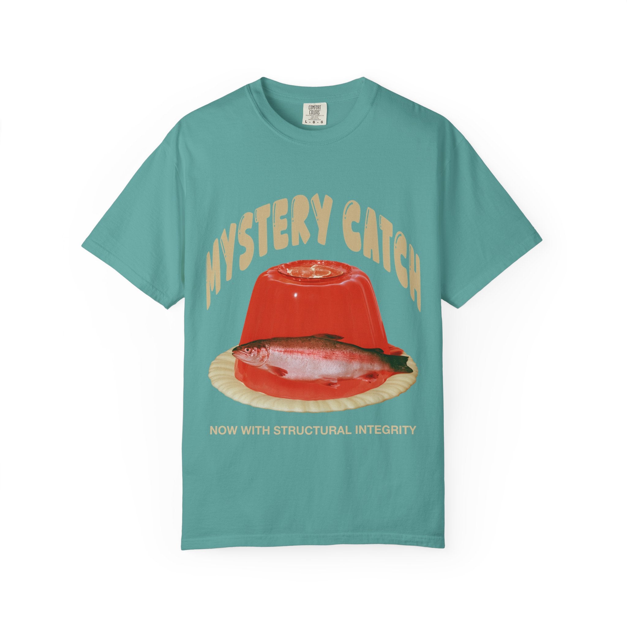 Mystery Catch T-Shirt — Retro Fish Jell-O Graphic Tee
